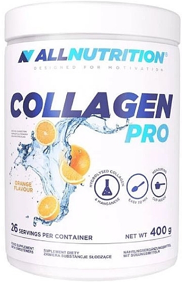 Колаген для суглобів і зв'язок зі смаком апельсина - Allnutrition Collagen Pro Orange — фото N1