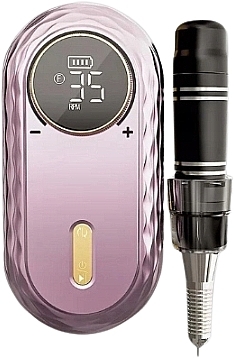 Беспроводной фрезер для аппаратного маникюра, розовый - Baffs Mani Smart — фото N1