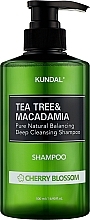 Парфумерія, косметика Шампунь "Cherry Blossom" - Kundal Tea Tree & Macadamia Deep Cleansing Shampoo