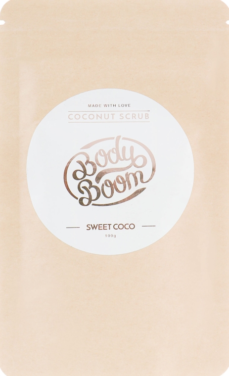Кокосовый скраб для тела - BodyBoom Coconut Scrub Sweet Coco — фото N3