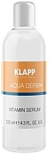 Парфумерія, косметика Сироватка для обличчя - Klapp Aqua Derm + Vitamin Serum