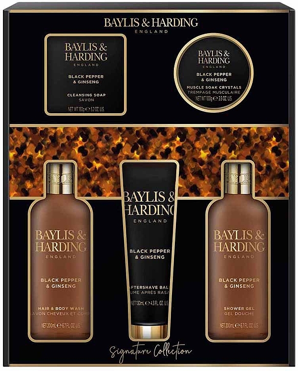 Набор - Baylis & Harding Black Pepper & Ginseng Set — фото N1