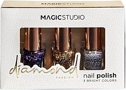 Духи, Парфюмерия, косметика Набор лаков - Magic Studio Diamond 3 Nail Polish (nail/polish/3pcs)