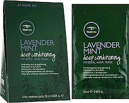 Парфумерія, косметика УЦІНКА Набір зволожувальних і зміцнювальних масок "Лаванда та м'ята" - Paul Mitchell Tea Tree Lavender Mint Deep Conditioning Mineral Hair Mask Set *