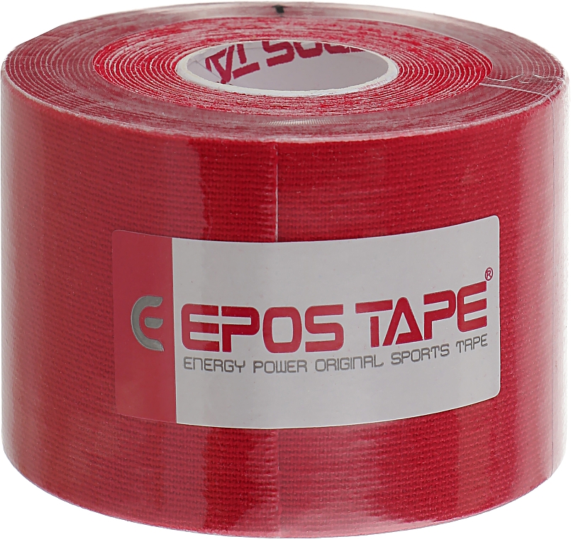 Кінезіо тейп "Червоний" - Epos Tape Original — фото N1