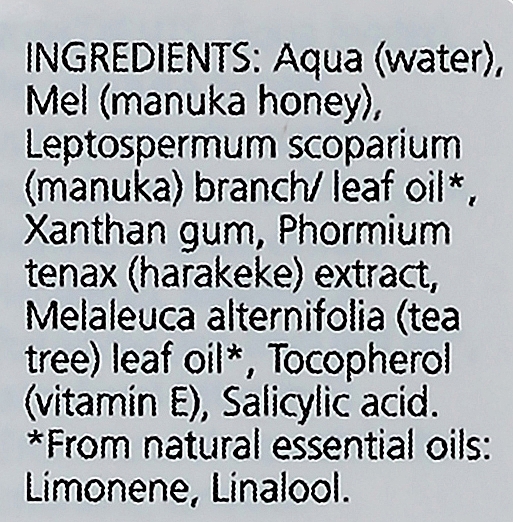 Гель з олією та нектаром мануки для всіх типів шкіри - Living Nature Manuka Honey Gel — фото N4