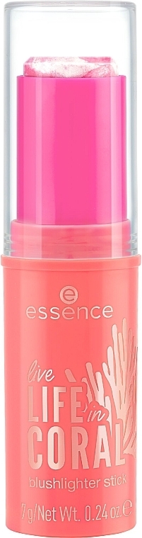 Рум'яна у стіку для обличчя - Essence Live Life In Coral Blushlighter Stick — фото N2