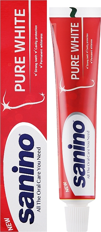 Зубна паста "Відбілювальна " - Sanino Pure White — фото N2