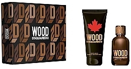 Dsquared2 Wood Pour Homme - Набір (edt/100ml + sh/gel/150ml + keychain) — фото N1