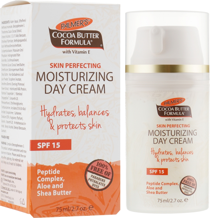 Дневной увлажняющий крем SPF15 - Palmer's Cocoa Butter Formula Skin Perfecting Moisturizing Day Cream SPF 15