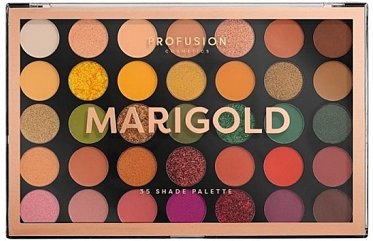Палетка теней для век - Profusion Cosmetics Marigold 35 Shade Palette — фото N1