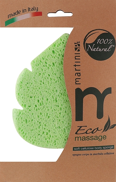 Масажна екогубка з целюлози - Martini Spa Spugna Bagno Eco Massage Soft Cellulose — фото N1