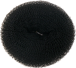 Парфумерія, косметика Валик для зачіски, круглий, 90 мм, чорний - Lussoni Hair Bun Ring Black