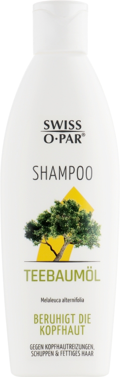 Шампунь з олією чайного дерева для жирного волосся - Swiss-o-Par Shampoo — фото N1