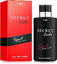 NG Perfumes Secret Code Sport - Туалетная вода — фото N2