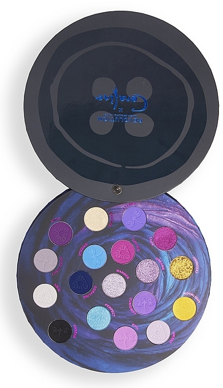 Палетка тіней - Makeup Revolution X Coraline Button Eyeshadow Palette — фото N2