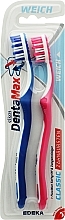 Зубная щетка мягкая, розовая+синяя - Elkos Dental Classic — фото N3