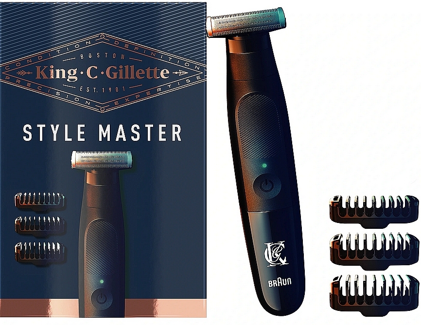 Електричний тример для чоловіків - Gillette King C. Style Master — фото N1