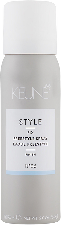 Лак средней фиксации для волос "Фристайл" №86 - Keune Style Freestyle Spray Travel Size — фото N1