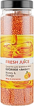 Духи, Парфюмерия, косметика Бусинки для ванны - Fresh Juice Bath Bijou Amber Honey and Orange