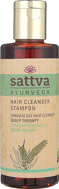 Шампунь для волосся - Sattva Ayurveda Shikakai Sat Hair Cleanser Shampoo — фото N1