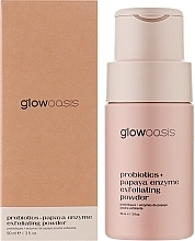 Энзимная пудра для умывания лица - Glowoasis Probiotitics + Papaya Enzyme Exfoliating Powder — фото N2