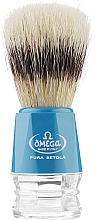 Помазок для бритья, 10218, голубой - Omega — фото N1