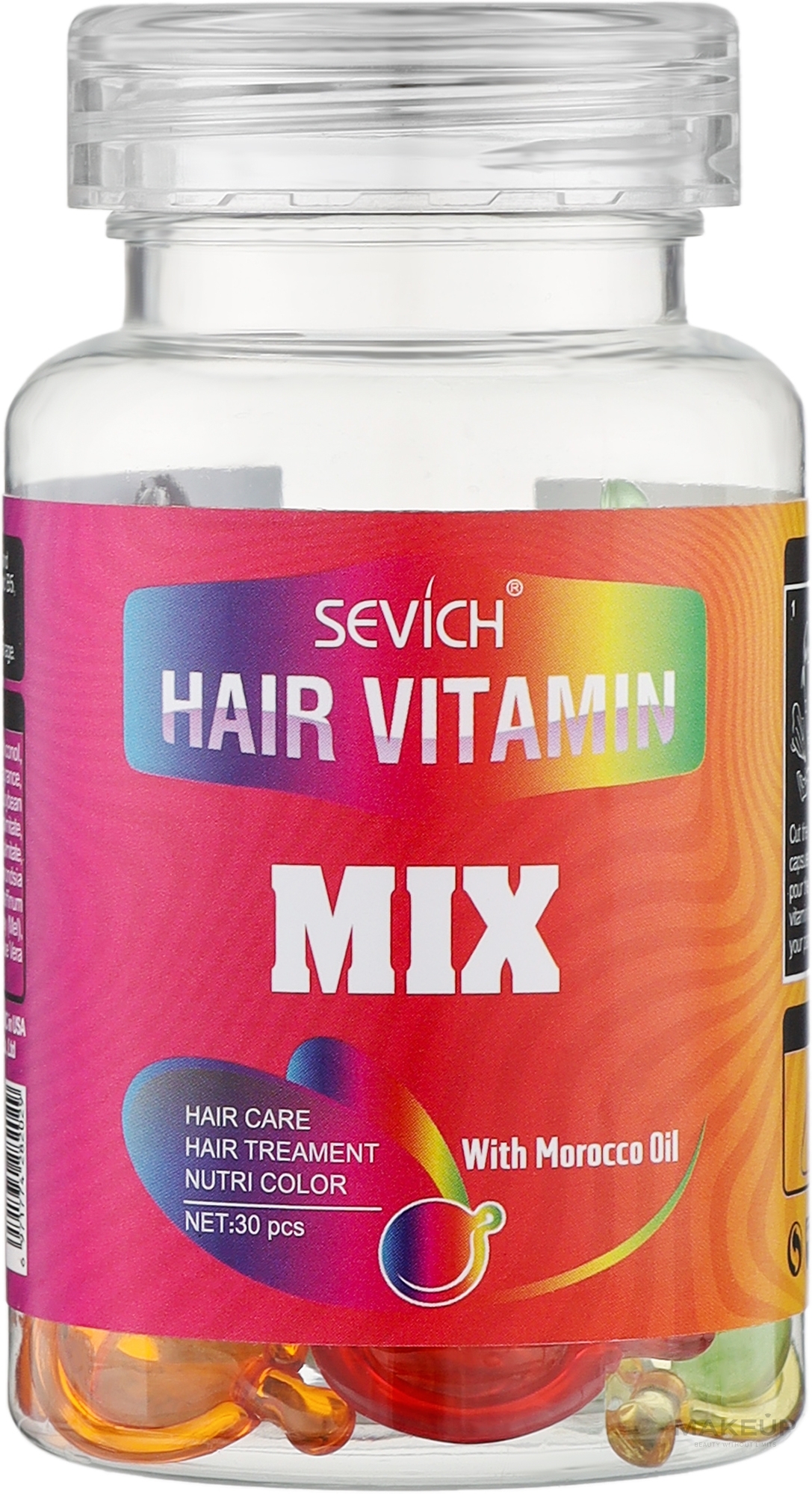 Вітамінні капсули для волосся "Мікс" - Sevich Hair Vitamin Mix — фото 30шт