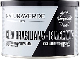 Теплый воск для депиляции в банке - Naturaverde Pro Black Wax Brazilian Depilatory Black Wax — фото N1