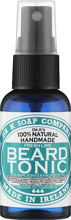 Тонік для догляду за бородою "Свіжий лайм" - Dr K Soap Company Beard Tonic Fresh Lime — фото N1