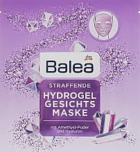 Духи, Парфюмерия, косметика Гидрогелевая маска для лица - Balea Hydrogel Gesichtmaske Amethyst 