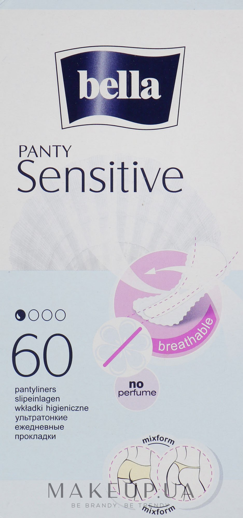 Прокладки Panty Sensitive, 60шт - Bella — фото 60шт