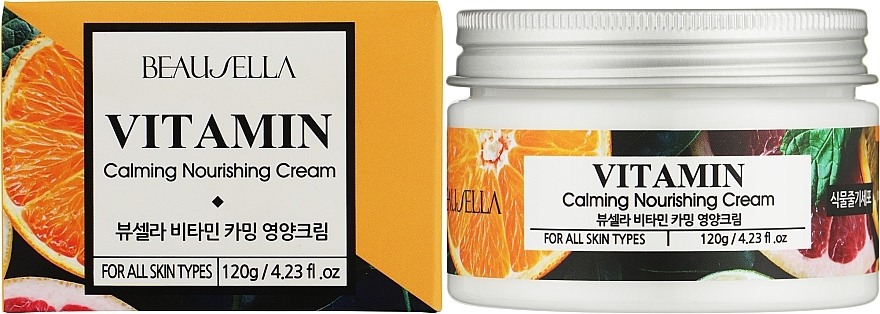 Питательный крем для лица с витаминным комплексом - Beausella Vitamin Calming Nourishing Cream — фото N2