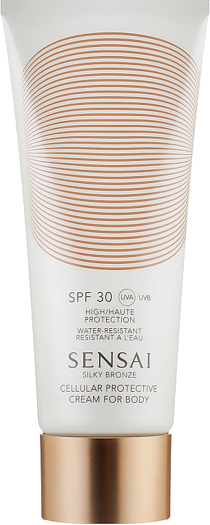 Солнцезащитный крем для тела - Kanebo Sensai Silky Bronze Sun Protective Cream For Body SPF 30 (тестер)