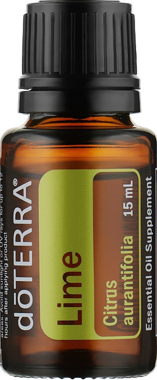 Эфирное масло "Лайм" - DoTERRA Lime Citrus Aurantifolia Essential Oil — фото N1