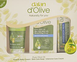 Духи, Парфюмерия, косметика Набор - Dalan D'olive (cr/75ml + soap/100g + cr/20ml)