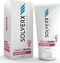 Крем для лица - Solverx Senstive Skin Face Cream — фото N1