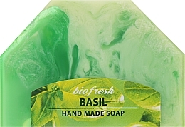 Глицериновое мыло ручной работы нарезанное "Базилик" - BioFresh Glycerin Soap Basil — фото N1