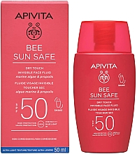 Невидимый флюид для лица - Apivita Bee Sun Safe Dry Touch SPF50 — фото N1