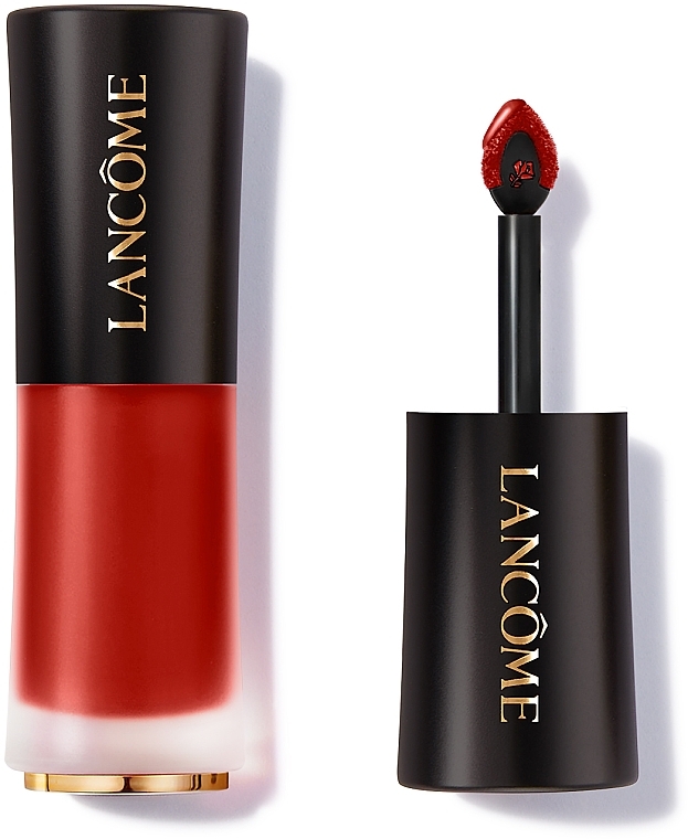 Стійка невагома помада-тінт для губ з матовим ефектом - Lancome L'Absolu Rouge Drama Ink — фото N1