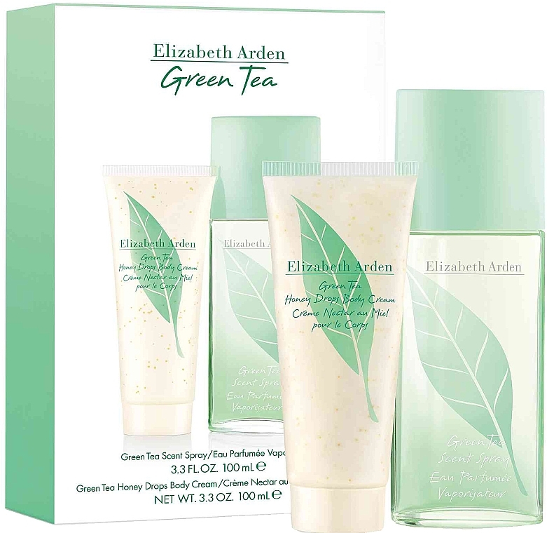 Elizabeth Arden Green Tea - Набір (edp/100ml + b/cream/100ml) — фото N1