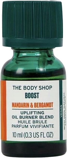 Ароматизированное масло "Мандарин и бергамот" - The Body Shop Boost Mandarin Oil  — фото N1