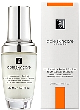 Сыворотка для лица - Able Skincare Revolutional Age Hyaluronic + Retinol Radical Youth Activator Serum  — фото N1