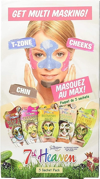 Набор масок для лица, 5 продуктов - 7th Heaven Multi Masking Multipack — фото N1