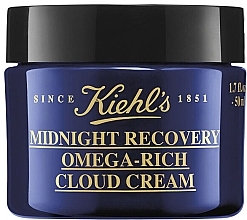 Ночной восстанавливающий крем для лица - Kiehl's Midnight Recovery Omega-Rich Cloud Cream — фото N1