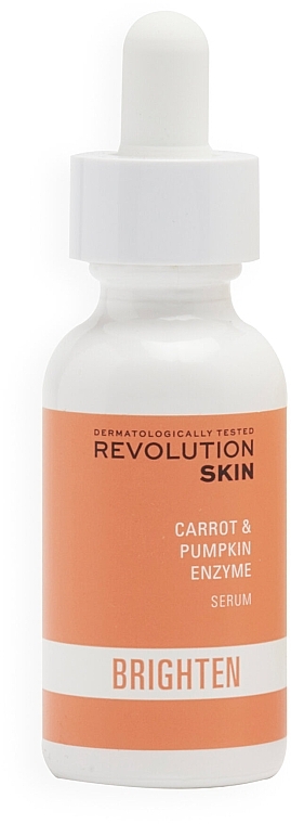 Відновлювальна та освітлювальна сироватка - Revolution Skin Brighten Carrot & Pumpkin Enzyme Serum — фото N1