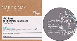 Сонцезахисний крем-кушон з пантенолом - Mary & May Niacinamide Pathenol Sun Cushion SPF 50+ PA++++ — фото N2