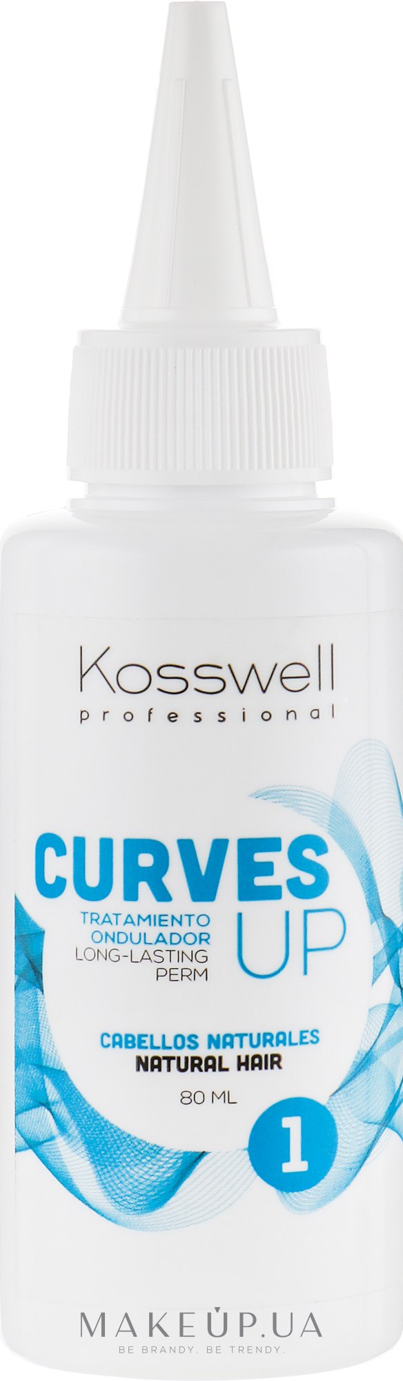 Засіб для завивки натурального волосся - Kosswell Professional Curves Up 1 — фото 80ml