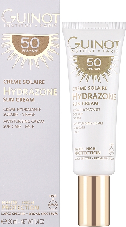 Зволожувальний сонцезахисний крем для обличчя - Guinot Sun Cream Moisturizing Cream SPF 50 — фото N2
