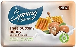 Зволожувальне мило "Масло ши та мед" - Spring Blossom Shea Butter & Honey Moisturizing Soap — фото N1